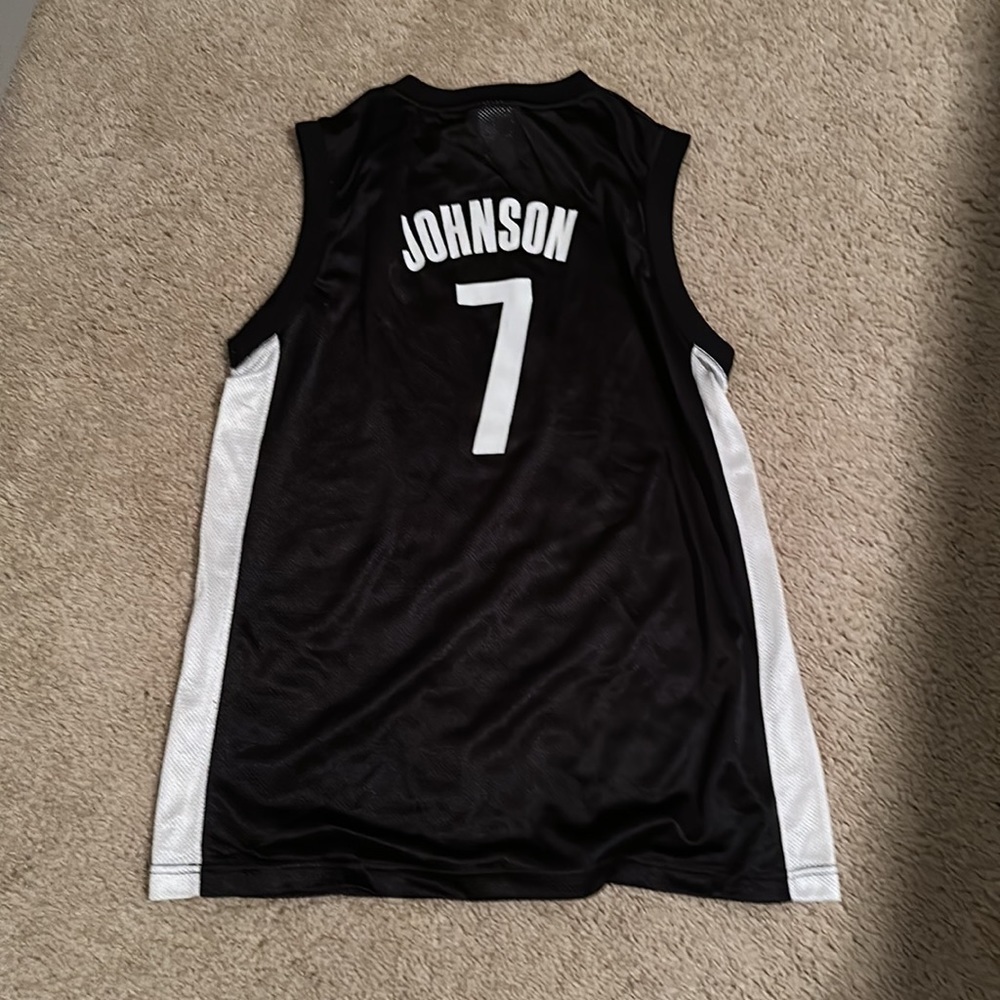 Brooklyn nets NBA brand jersey kid size XL fits women’s medium to L - Picture 3 of 3